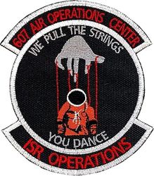607th Air Operations Center Intelligence, Surveillance and Reconnaissance Operations 
Korean made.
