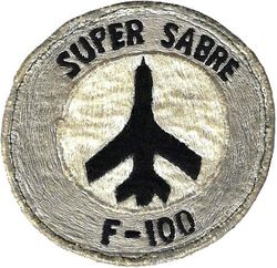 612th Tactical Fighter Squadron F-100
As worn by unit member in 1971. Thai made.
