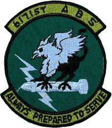 6171st Air Base Squadron
Korean made.
Keywords: subdued