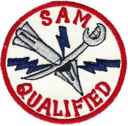 6234th Tactical Fighter Wing SAM Qualified
F-100F Wild Weasel ops. Awarded after successful destruction of SAM site. Later used by other units as well. Japan made.
