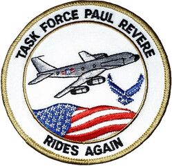630th Electronic Systems Squadron Task Force Paul Revere
Task Force Paul Revere, an airborne battle management command, control and communications application, helps makes testing machine-to-machine capabilities and global communication experiments possible by sending and receiving data between other airborne and space sensors and the Combined Air and Space Operations Center.
