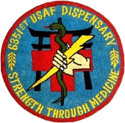 6351st USAF Dispensary
Japan made.
