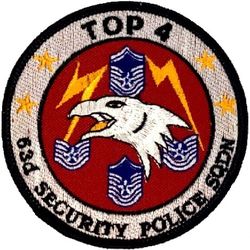 63d Security Police Squadron Top Four
