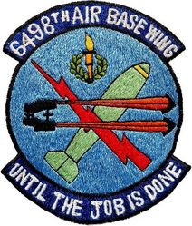 6498th Air Base Wing
Japan made.
