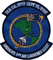 6512th Test Squadron F-15 Anti Satellite Missile Combined Test Force Morale
Dates are the ASAT program's duration. Korean made.
