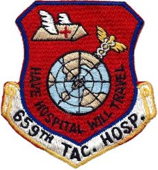 659th Tactical Hospital 
Japan made.
