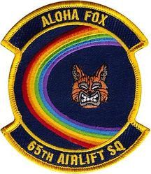 65th Airlift Squadron Aloha Fox
The squadron's mission is to provide global airlift to Commander, US Pacific Command and Commander, Pacific Air Forces, as well as distinguished visitor missions.
