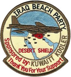 668th Bombardment Squadron, Heavy Operation DESERT SHEILD 1990
