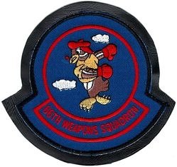 66th Weapons Squadron
Korean made, sewn to leather.
