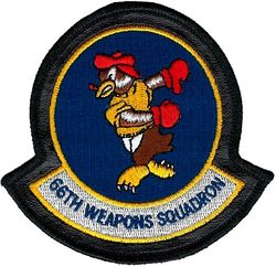 66th Weapons Squadron
Sewn into leather.
