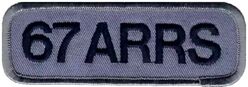 67th Aerospace Rescue and Recovery Squadron
Hat patch.

