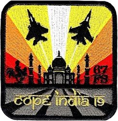 67th Fighter Squadron Exercise COPE INDIA 2019
Cope India 2019 exercise was held at two Indian air bases in Kalaikunda and Panagarh in West Bengal. The 13th Air Expeditionary Group was activated to control the F-15s and C-130s participating.

