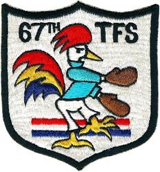 67th Tactical Fighter Squadron 
Chest sized patch, Japan made.
