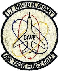 67th Tactical Fighter Squadron Air Task Force Golf
Air Task Force= PACAF's designation for flights in the late 50s to early 60s. F-100 era, Japan made. Later, Dave Duart was a POW in Vietnam. 
