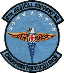 6th Medical Support Squadron
Korean made.
