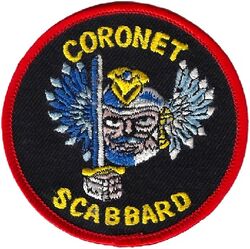 7018th Combat Support Squadron (Provisional) CORONET SCABBARD
Formerly classified unit attached to the 26 TRW at Zwiebrucken AB administratively. Was activated circa 1980 to support Operation Eagle Claw to rescue American hostages in Iran. Changed names several times to include USAFE Site Alpha, Coronet Scabbard, Mallard, Teal, Aspen, and Drake. By the mid 80s was later redesignated the 4401 CSS and reported to Shaw AFB. Disbanded in early 1990s. Taiwan made.
