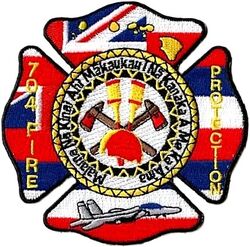 704th Civil Engineering Squadron Fire Protection Flight
This number transferred later to Arnold AFB, TN.
