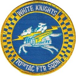 70th Tactical Fighter Squadron
Fully embroidered.
