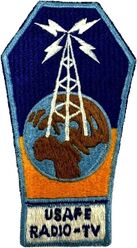 7122d Support Squadron
The Air Force organized the first Radio and Television squadron in the Armed Forces at HQ USAFE, Wiesbaden, Germany. The 7122nd Support Squadron (AFRS-TV) initially supervised five radio
stations and the TV stations at Wheelus Field and Dhahran. Japan made.
