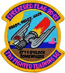 71st Fighter Training Squadron Exercise CHECKERD FLAG 2020-02
