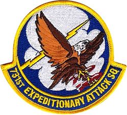 731st Expeditionary Attack Squadron
In 2021, the US Air Force deployed General Atomics MQ-9 Reaper unmanned aerial vehicles and about 90 airmen to Romania, at the 71st Air Base in Câmpia Turzii. The unit was part of the 31st Expeditionary Operations Group, Detachment 1. About 4 March 2021, the squadron, now designated the 731st Expeditionary Attack Squadron was activated at the base.

