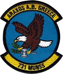 731st Munitions Support Squadron
Maintains nuclear weapons to be mounted on 116th CW Greek AF F-16s during war if necessary.
