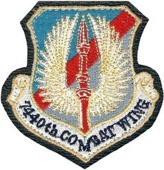 7440th Combat Wing (Provisional) 
Sewn to leather, as worn. Turkish made.
