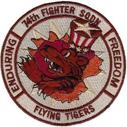 74th Fighter Squadron Operation ENDURING FREEDOM 
Keywords: desert