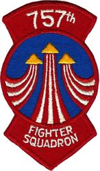 757th Tactical Fighter Squadron 
Darker than usual colors, and a bit larger. Possibly the first version.
