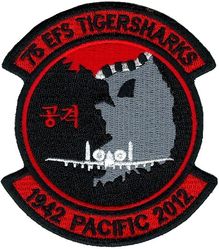 75th Expeditionary Fighter Squadron Theater Security Package Deployment 2012
Korean made.
