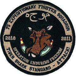 75th Expeditionary Fighter Squadron Operation ENDURING FREEDOM 2010-2011
