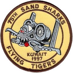 75th Fighter Squadron Operation SOUTHERN WATCH 1997
Keywords: desert