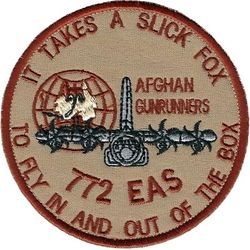 772d Expeditionary Airlift Squadron Morale
Afghan made.
Keywords: desert