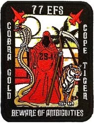 77th Expeditionary Fighter Squadron Exercise COBRA GOLD / COPE TIGER 2025-1
COBRA GOLD / COPE TIGER 2025-1 was held in April 25 at Korat AB, Thailand.
