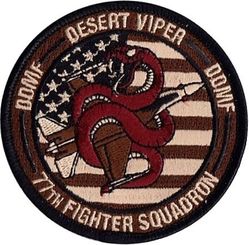 77th Fighter Squadron F-16
DDMF= Double Down Mother Fucker.
Keywords: desert