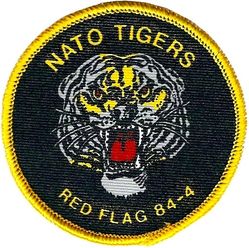 79th Tactical Fighter Squadron Exercise RED FLAG 1984-4
Printed patch.
