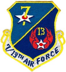 7th Air Force and 13th Air Force 
Japan made.
