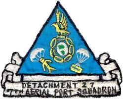 7th Aerial Port Squadron Detachment 27
Korean made.
