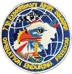 7th Expeditionary Airlift Squadron Operation ENDURING FREEDOM
Turkish made.
