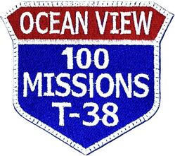 7th Fighter Training Squadron T-38 100 Missions Ocean View
Ocean View is part of Norfolk on the Virginia Coast. Many training sorties are flown just off the coast there.
