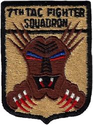 7th Tactical Fighter Squadron
Smaller patch, lighter version.

