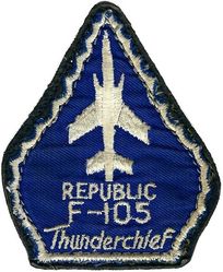 7th Tactical Fighter Squadron F-105
Sewn to leather, German made.
