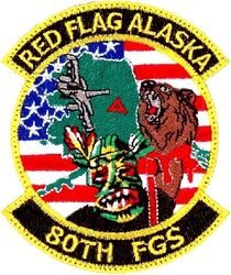 80th Fighter Generation Squadron Exercise RED FLAG ALASKA 
Reuses 80th FS RFA 2014-03 design. Korean made.

