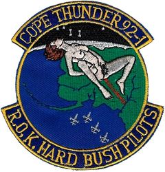 80th Fighter Squadron Exercise COPE THUNDER 1992-1
Korean made.
