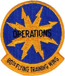 80th Flying Training Wing Operations
