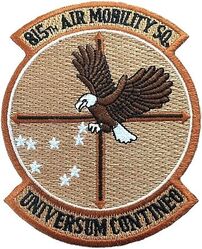 815th Air Mobility Squadron
Keywords: Desert