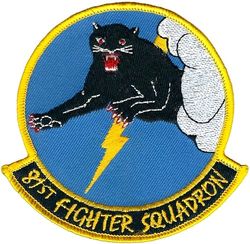 81st Fighter Squadron
Used around 1995. German made.
