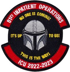 81st Inpatient Operations Squadron Morale
