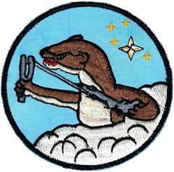 81st Tactical Fighter Squadron Hunter-Killer Team
Worn by F-4G crews. Note F-16 in slingshot. Korean made.
