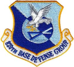 820th Base Defense Group 
Provides planning, training, equipping and preparation of three security forces squadrons. They are the only global ‘first-in’ force protection unit to provide fully-integrated, highly capable and responsive forces to protect overseas contingency operations around the globe at a moment’s notice.
